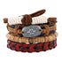Lederarmband set Herren Damen uniqal sale